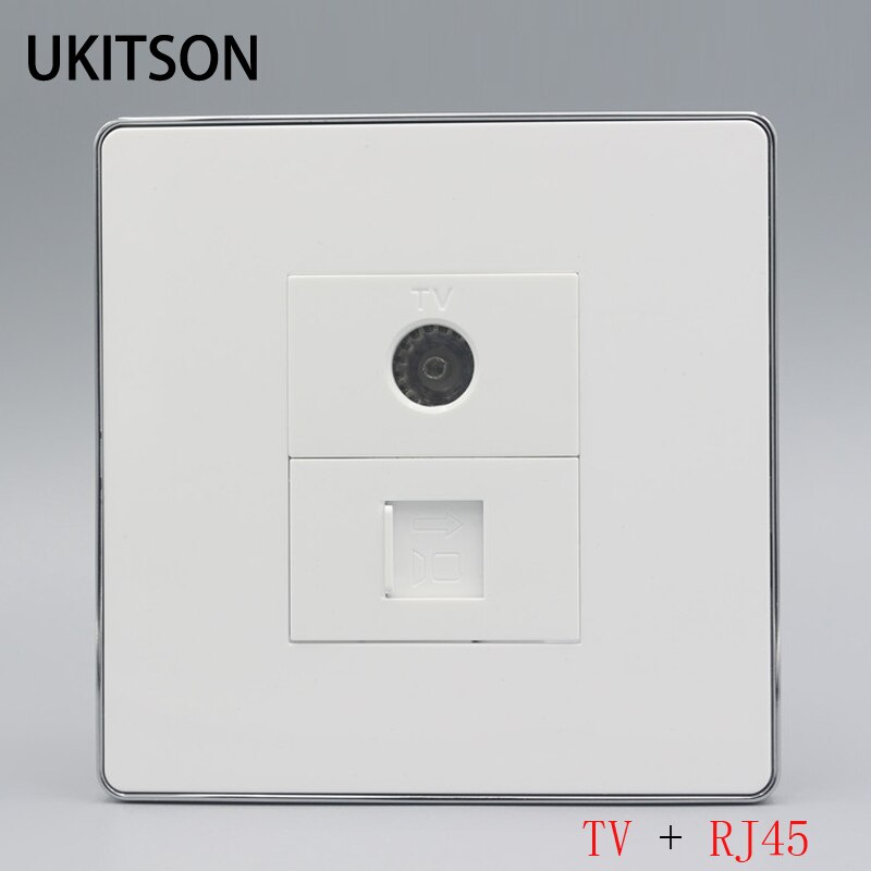 CAT5E CAT6 RJ45 LAN  ̽ ÷Ʈ 86x86mm Ƴα ̺ TV  г ڷ Ŀ